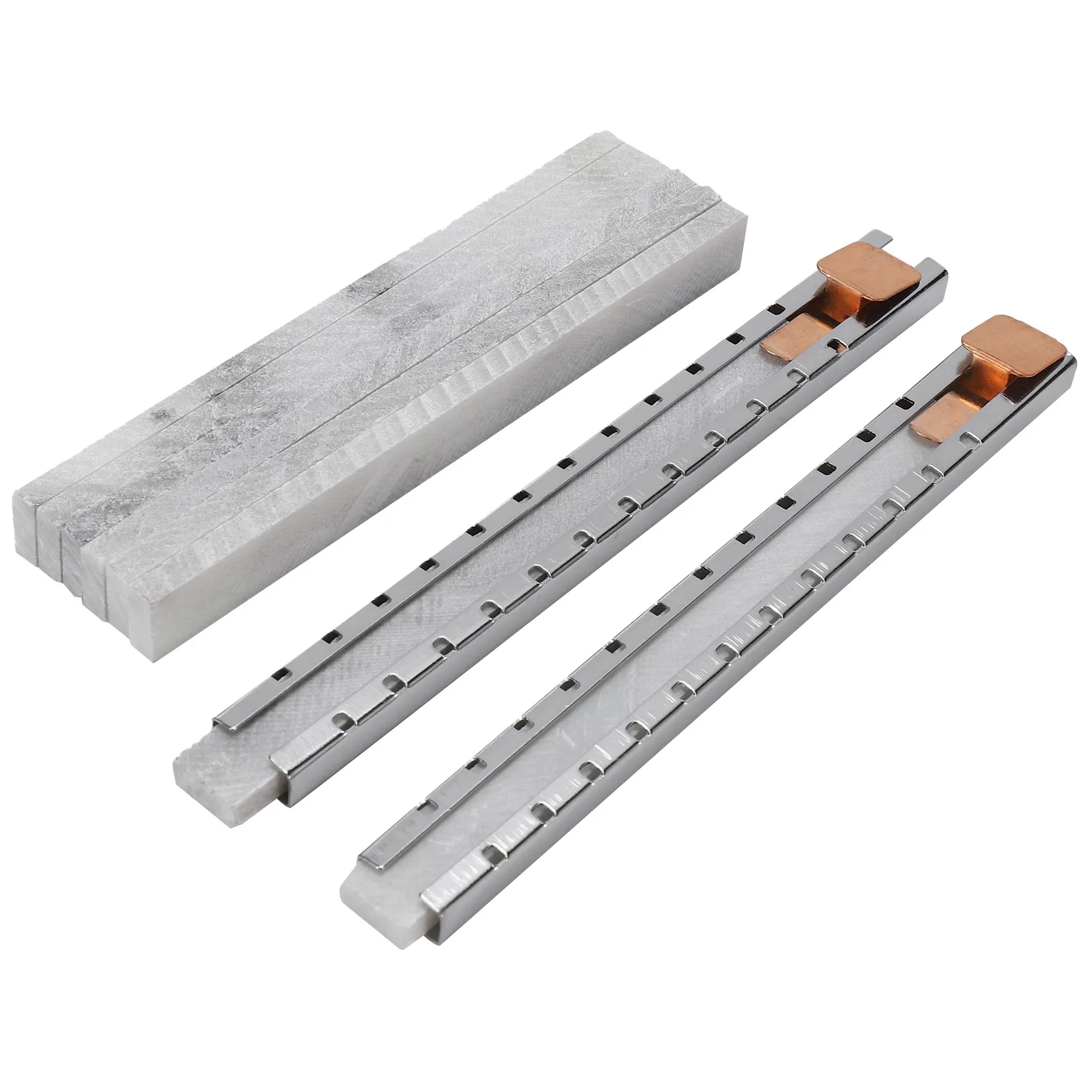 

ABNC-2 Soapstone Holder with 6 Flat Set/Mark White Clear and Removable Markings on Steels Quality Soapstone Pens for Welding