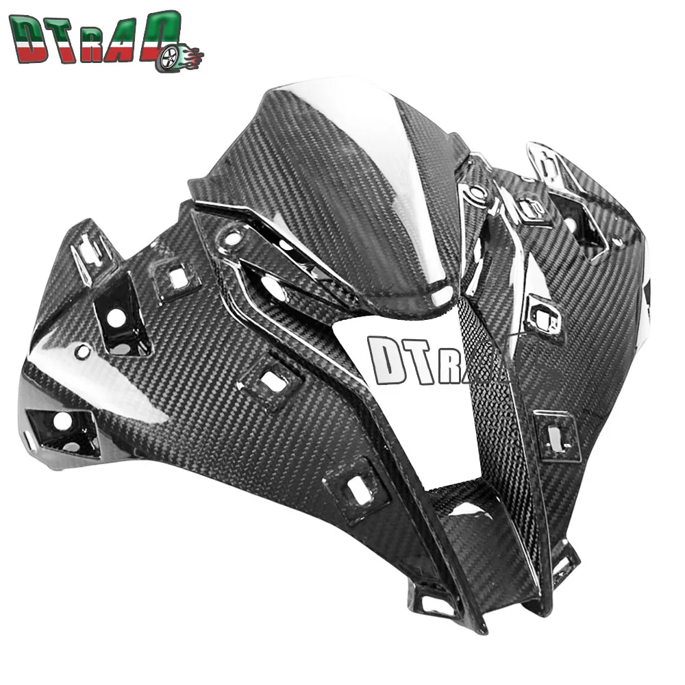 

Новый для BMW S1000RR 2019-2024 M1000RR 2021-2022, передний обтекатель из углеродного волокна, центральная крышка воздухозаборника, модифицированный носовой обтекатель двигателя