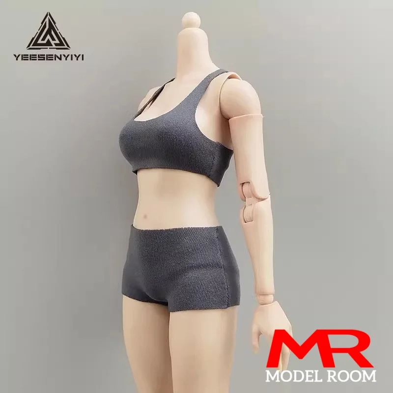 1/6 skala Weibliche Sport Weste Shorts Rohr Top Unterwäsche Kleidung Modell Fit 12'' TBL S07C AT202 AT203 Soldat Action figur Körper