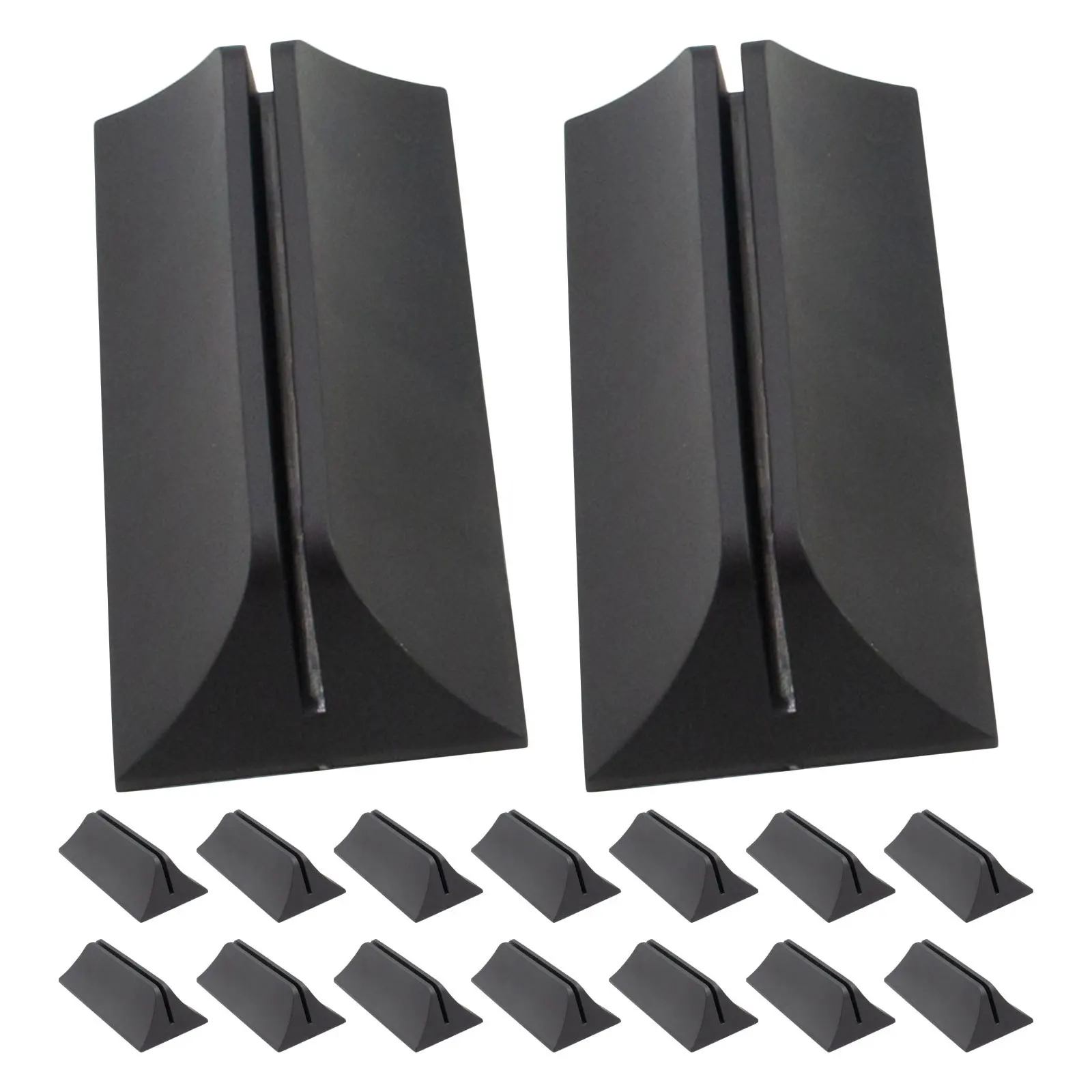 16 قطعة قاعدة مقسم شاشة سطح المكتب لا مثقاب 4.2 مللي متر فتحة المشبك حامل لوحة الخصوصية المنقولة-قوس قوي للطاولة #1