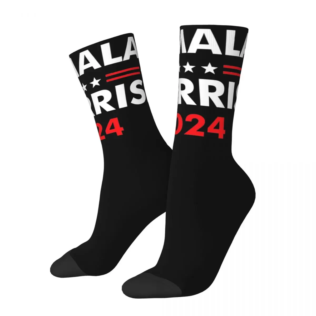 

Casual Biden 2024 Joe Biden Kamala Harris Theme Cozy Crew Socks Accessories All Seasons Cute Long Socks Non-slip