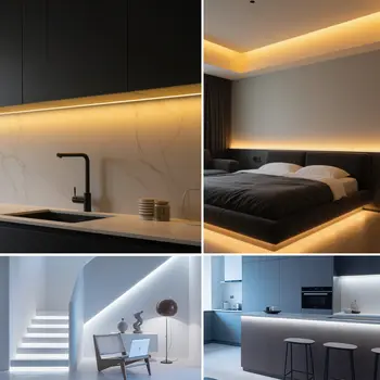 COB LED燈條 12V 24V 直流 RA90 高亮度 320LED/米 COB燈帶 柔性燈帶 1米 2米 3米 4米 5米 10米 20米 燈條 3000K 4000K 6000K 10 最佳銷售 12伏LED燈條 - №1