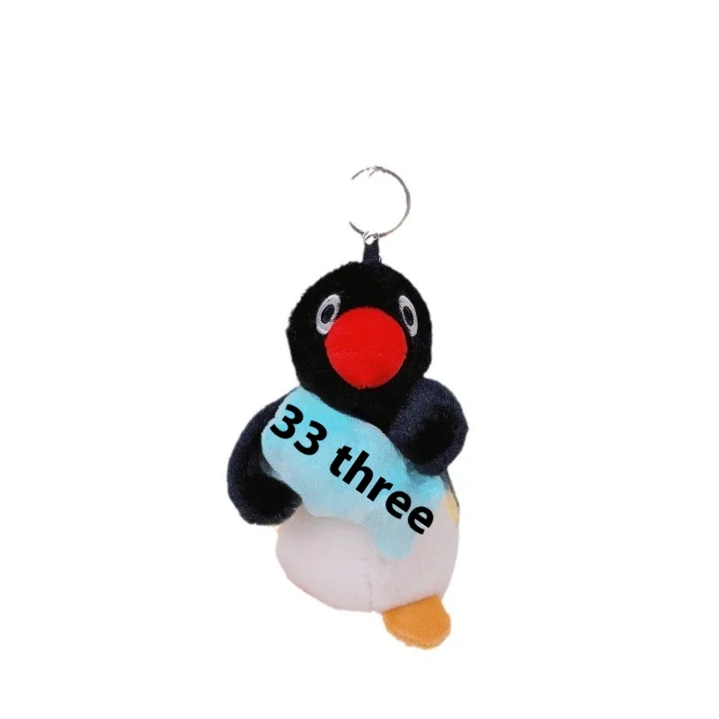 Kawaii creativo pequeño pingüino colgante de peluche de dibujos animados lindo pingüino de peluche muñeca animación periférica amigos niños vacaciones G