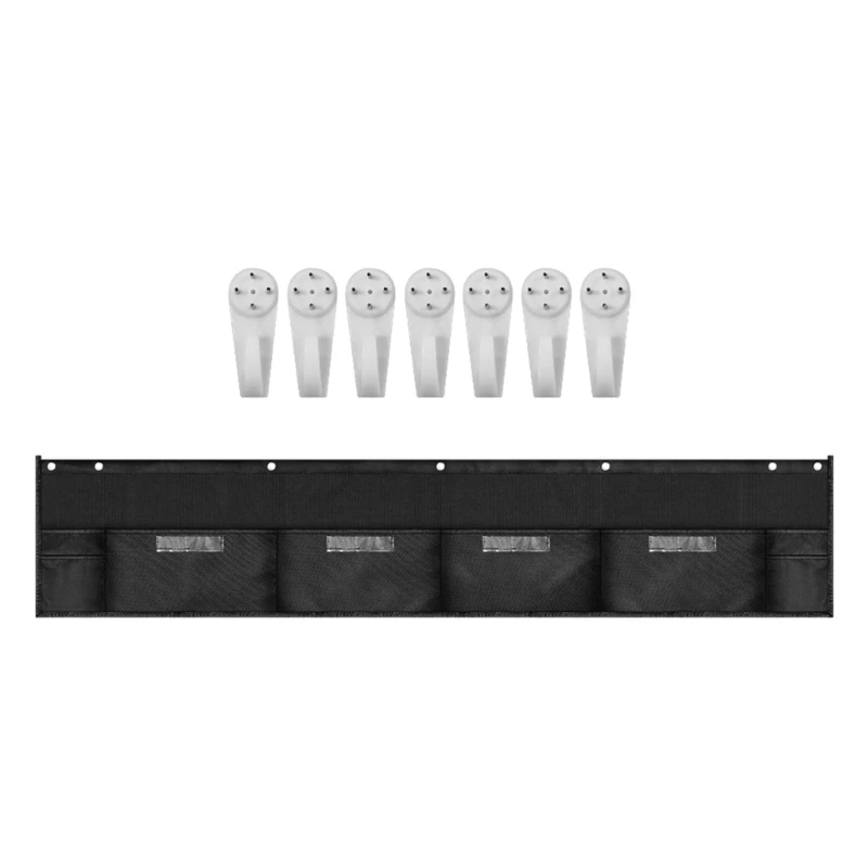 4 кармана, горизонтальный карман для хранения, настенная папка-органайзер, сумка, настенные органайзеры для файлов, диаграмма