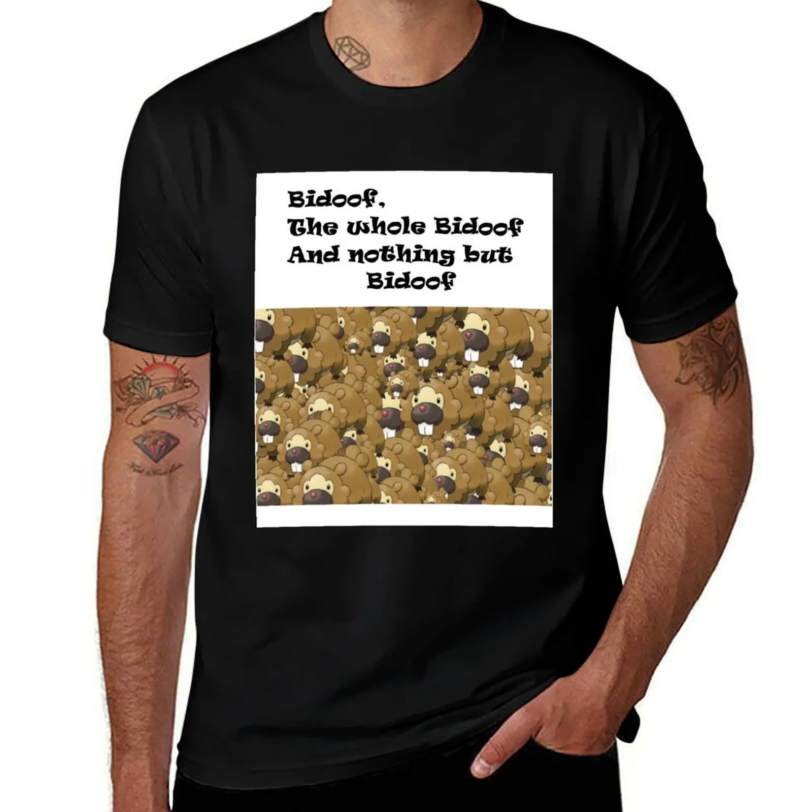 

Nothing but Bidoof T-Shirt cute clothes custom shirt designer shirts men clothing