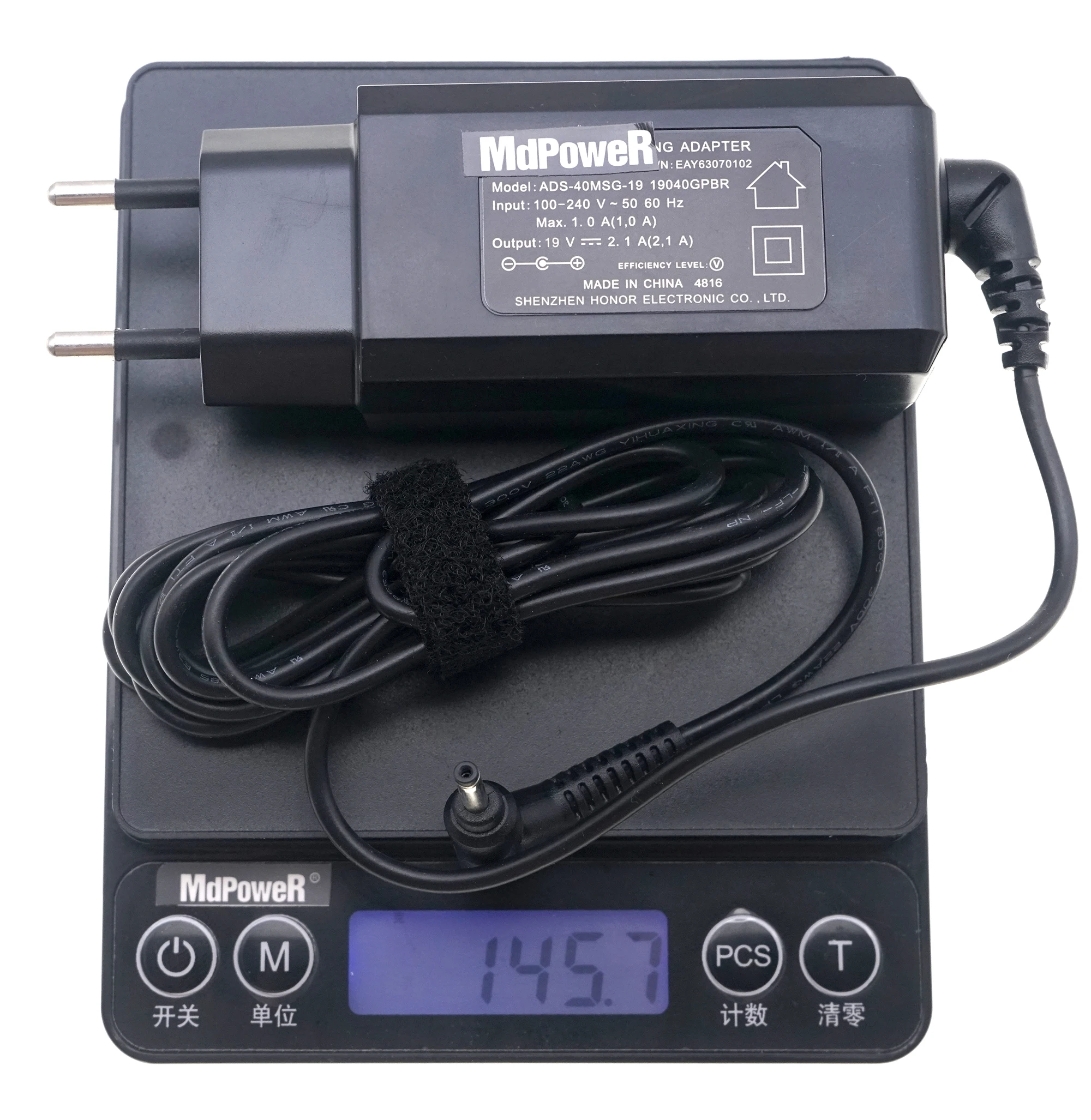 

19V 2.1A 40W EAY63128601 For LG AC Power Adapter Charger ADS-40MSG-19 LCAP48-BK 19040GPKLG 11T540 11T740 13Z940 13ZD940 3.0*1.1m