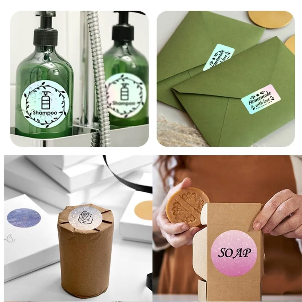 230pcs Portable Thermal Laser Label Paper 40x30 mm Waterproof Rectangular Label Tear-resistant Self Adhesive Printer Paper