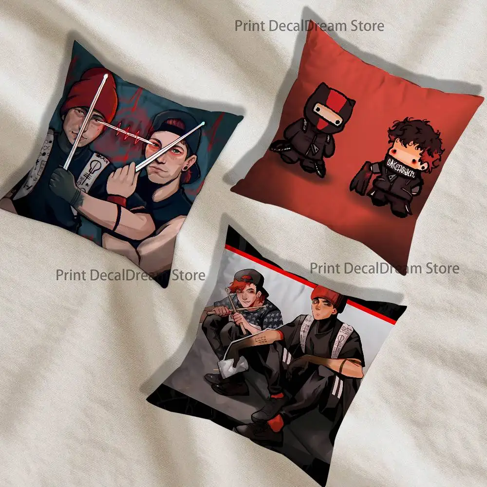 

T-Tyler J-Josh J-Joseph D-Dun Printed Pillow Cover Cushion Case Simple Sofa Pillow Case No Pillow Core