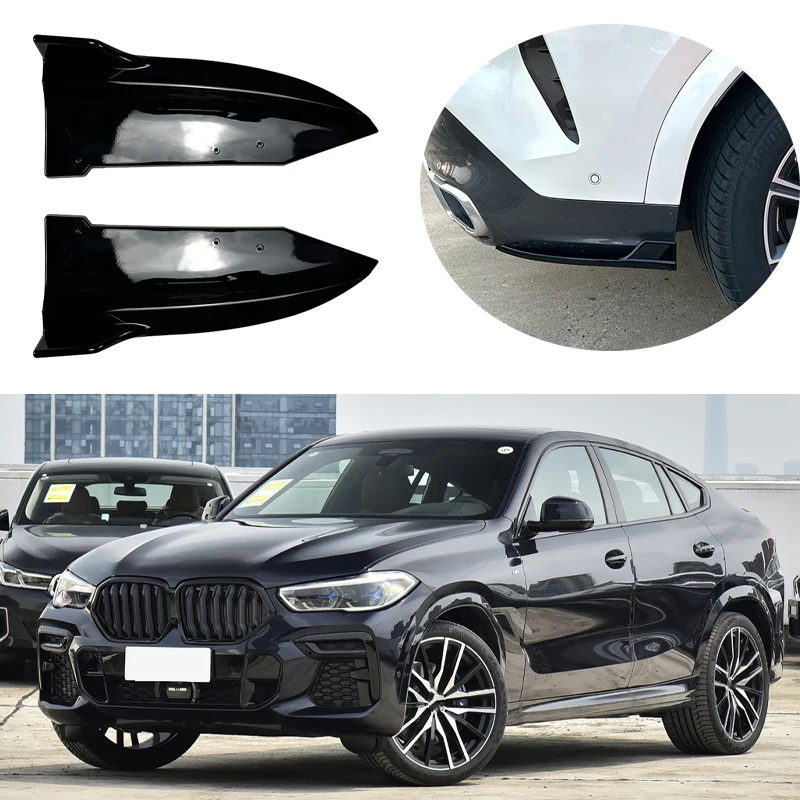 

Для BMW X6 G06 M Спортивная Автомобильная фоторазветвитель спойлер наклейка из АБС-пластика глянцевый черный аксессуары 2020-2022