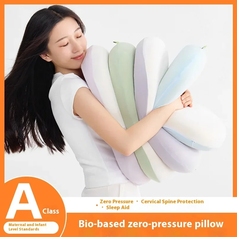 1PC Memory Foam Neck Care Soft Rebound Memory Pillow Cat Belly Shaped Health Care Cervical Pillow