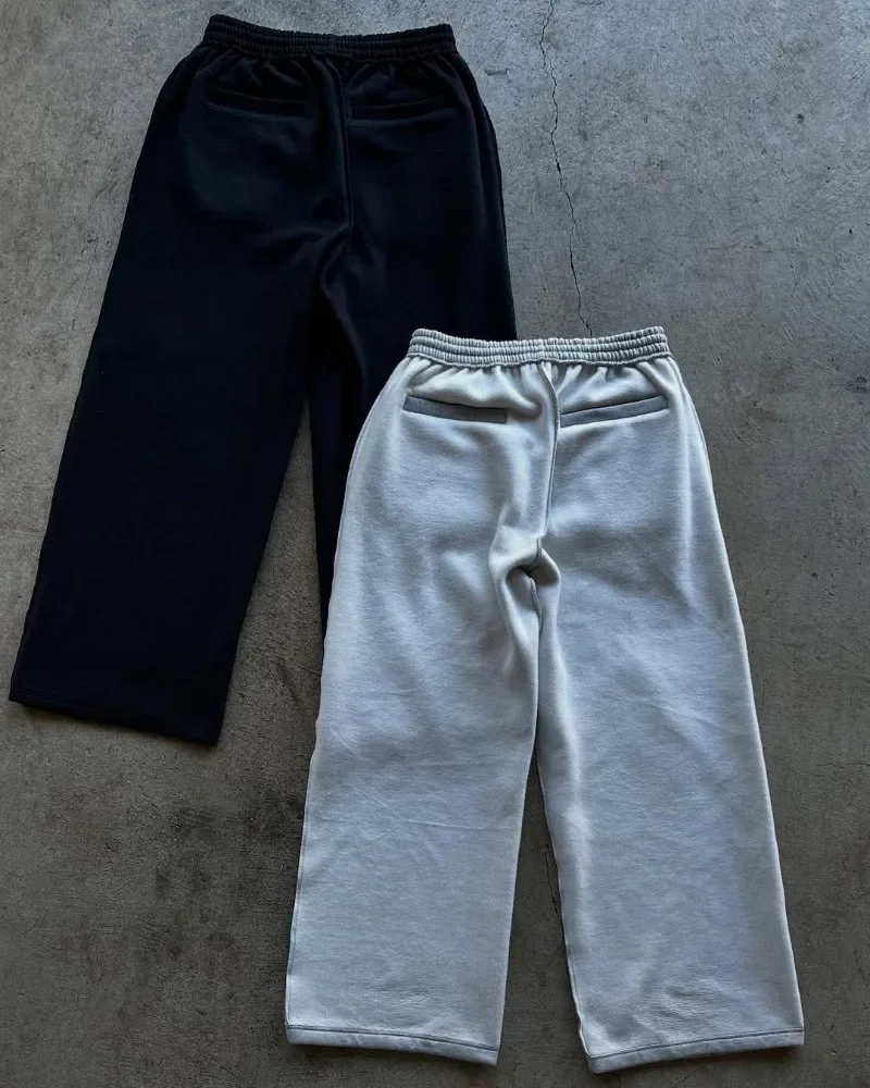 2025 힙합 하라주쿠 신상 그래픽 자수 남성 캐주얼 스웨트 팬츠 인스 고딕 레트로 멀티 포켓 남녀 공용 팬츠