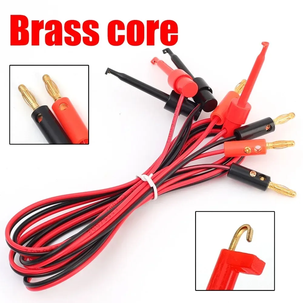 4 مللي متر الموز التوصيل إلى خطاف اختبار المنتزع الصغير يؤدي كابل متعدد التحقيق سلك عدة لاختبار التشخيص الكهربائي Power Supply3A