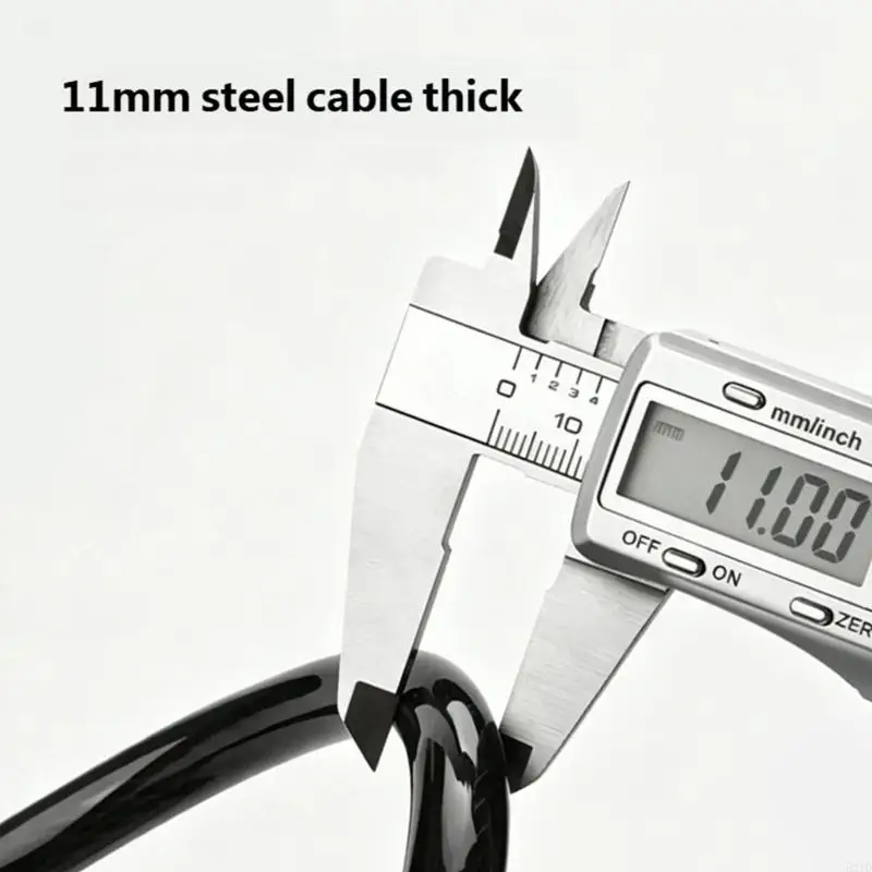   Bicycles 5 Digit Code Cable Lock Anti-Thefts Bike Passwords Lock Bike Security
