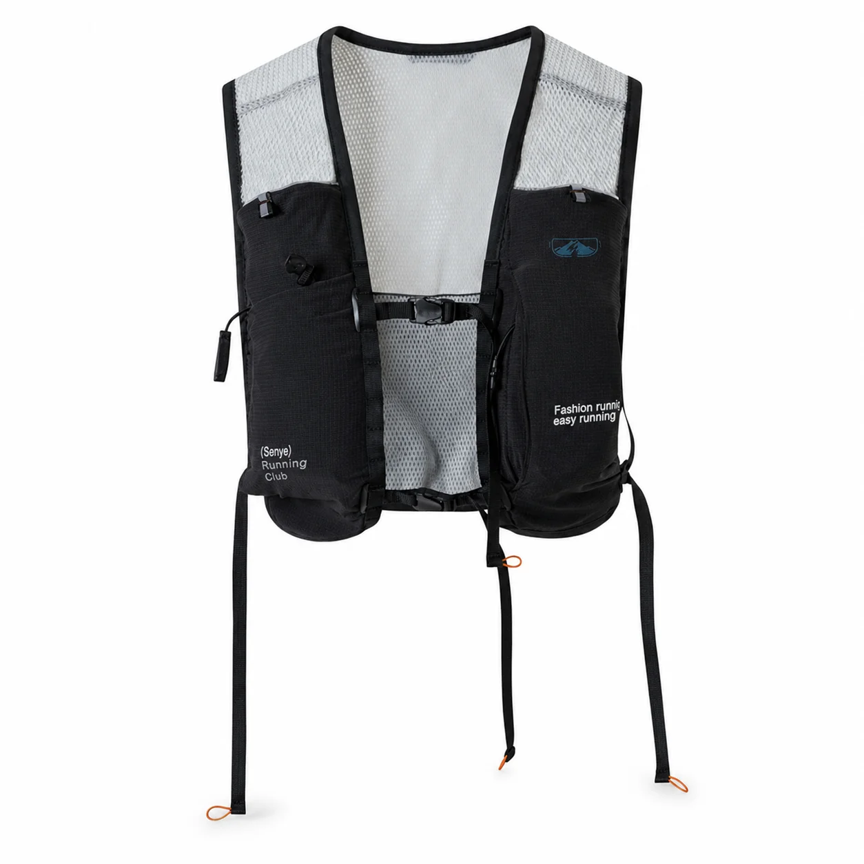 Unisex Outdoor Running Hiking Vest Multifunctional Shoulder Strap Sleeveless Sports Waistcoat for Trail Running Cycling Trekking