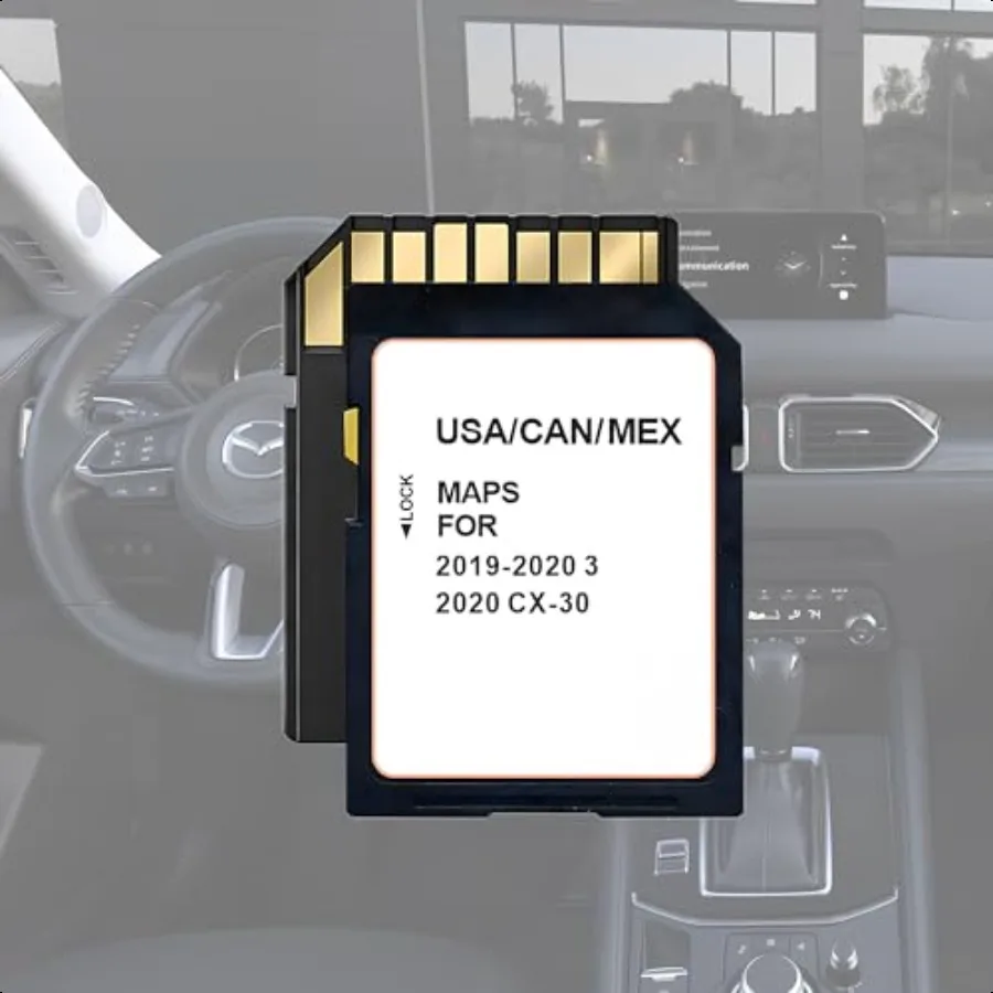 

New Version BDGF66EZ1B Navigation GPS SD Card Fits 3 2019 2020 CX30 2020 USA CAN MEX Maps