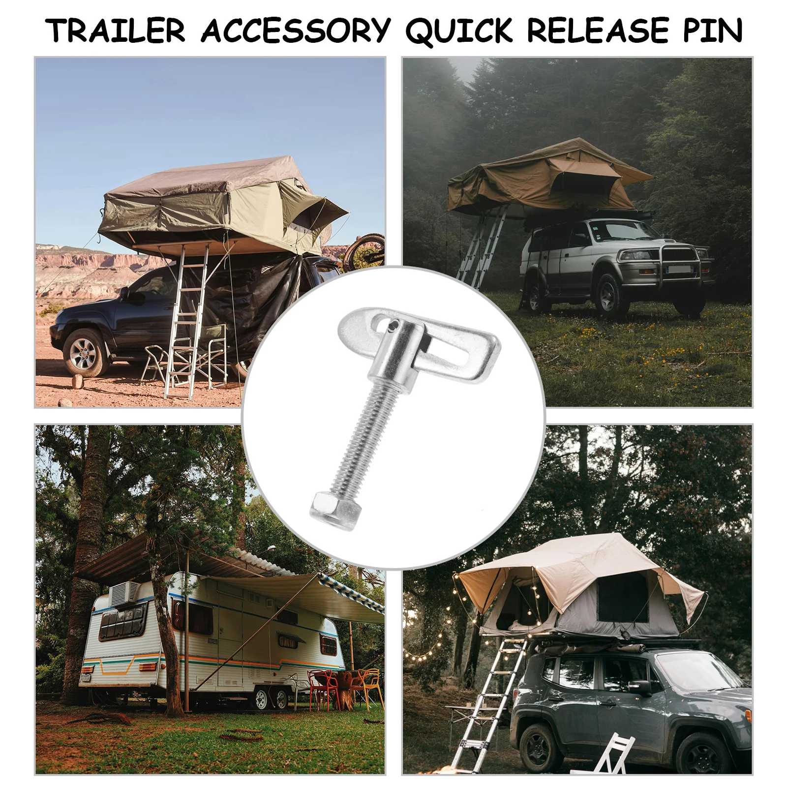 الافراج عن دبوس مع المسمار الطويل الثقيلة فصل سريع لملحقات المقطورة قطرة قفل دبوس مقطورة السحابات