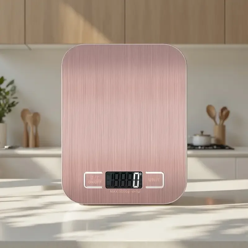 10 كجم/1 جرام 5 كجم/1 جرام مقياس المطبخ الوردي سعة كبيرة مقياس الطعام شاشات كريستال بلورية ميزان الوزن الرقمي للخبز والطهي المواد الفولاذية تحتاج 2 قطعة بطاريات Aaa ، غير متضمنة #5