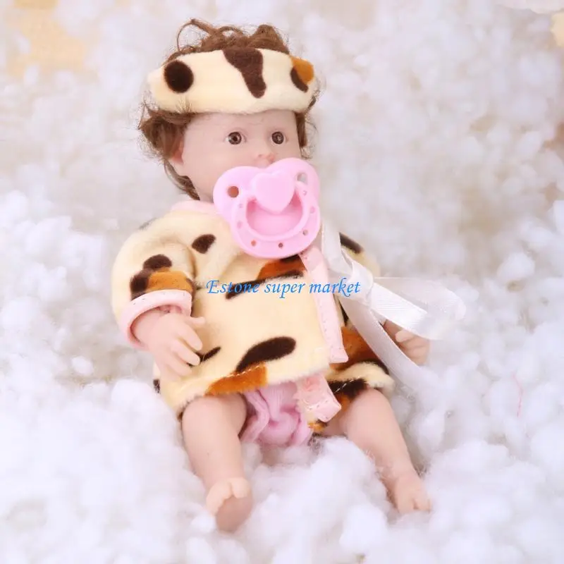 090B 6 ''ชีวิตเหมือนตุ๊กตา Reborns ของเล่นรูปปฏิสัมพันธ์ FullBody ซิลิโคนทารกตุ๊กตาสาวที่ดูจริงพร้อมขาที่สามารถเคลื่อนย้ายได้