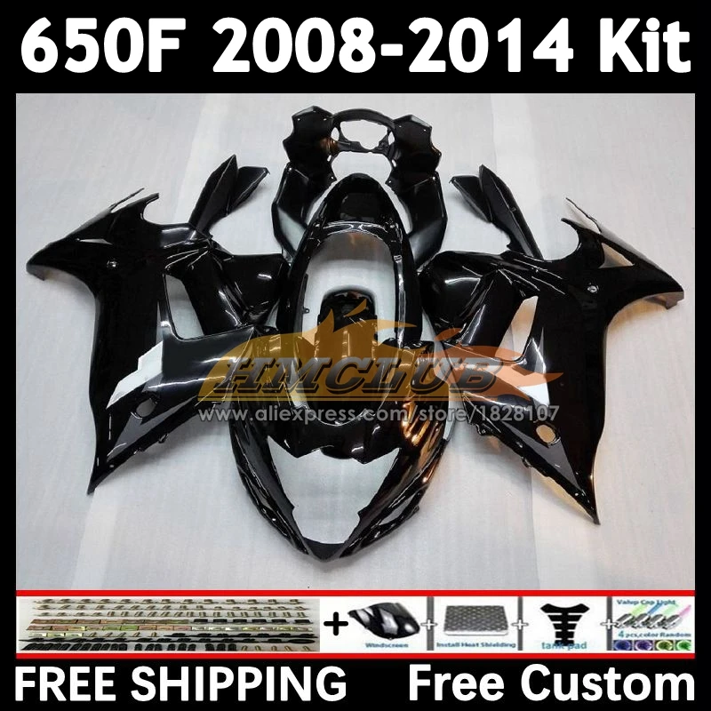 Body For SUZUKI GSXF 650 CC GSX650F black stock 2008 2009 2010 2011 2012 2013 2014 23No.3 GSXF650 08 09 10 11 12 13 14 Fairing