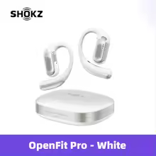 Shokz OpenFit Pro オープンイヤー ワイヤレスイヤホン 【ホワイト】 特別割引