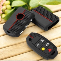 Silicone Car Remote Key Case Cover Shell for Volvo S60 S90 XC40 XC60 XC90 V60 V90 C40 2017 2018 T5 T6 T8 Polestar 1 2
