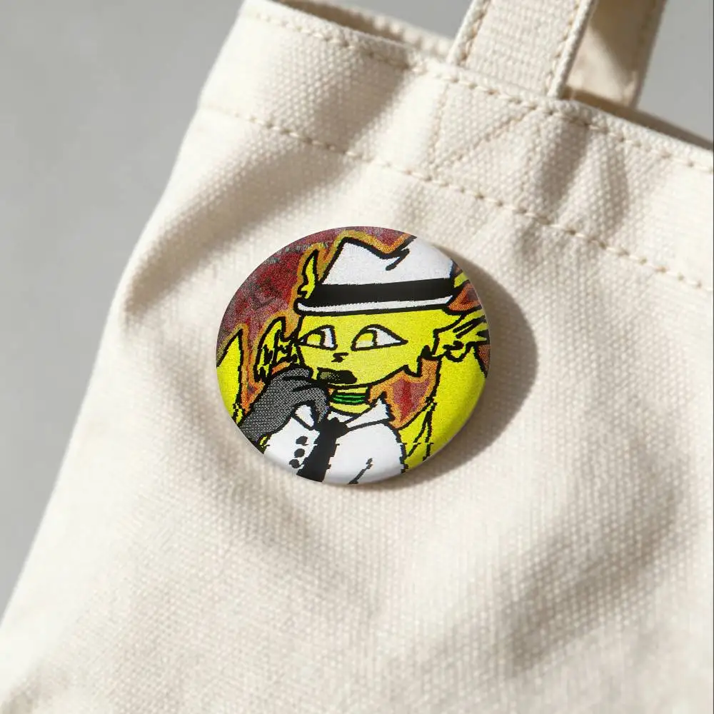 COOL Musician S-Suburban Daredevil W-Wifiskeleton Badges Creative Tinplate Button PinsBrooch Badge Clothes Backpack