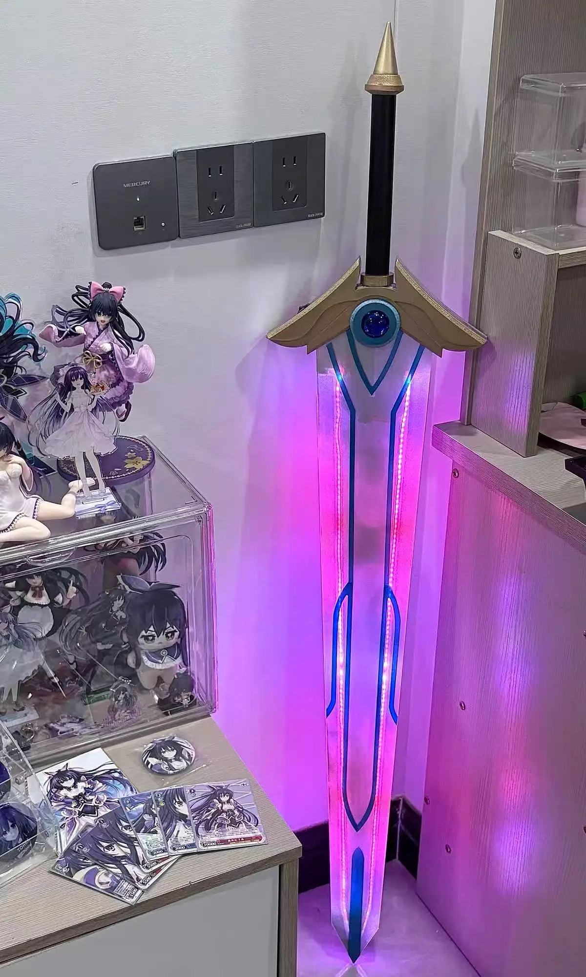 

Yatogami Cos Luminous Sword Weapons Anime DATE A LIVE Cosplay Prop Halloween Christmas Fancy Party Costume Accessories