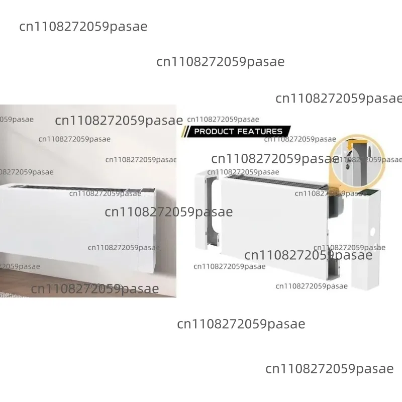 Slim-Profile Fan Coil Units: Wall-Mounted/Floor-Standing Chilled Water Fan Coil Units with DC Motors for Heating and Cooling