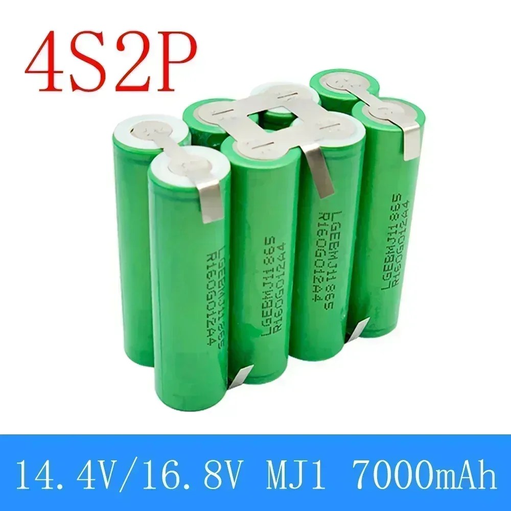 NEW 2S 8.4V 3S 12, 6V 4S 16, 8V 5S 21V MJ1 Battery pack, 18650 MJ1 3500mAh Battery, for 18V screwdriver Battery