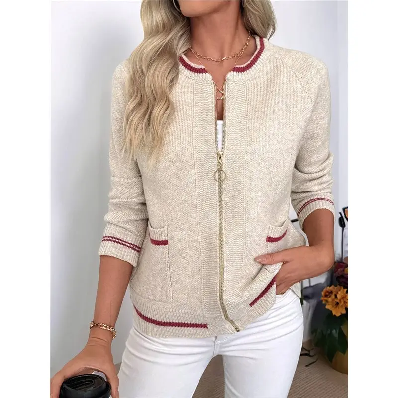 سترة AAAF للنساء، سترات خريفية عصرية بأزرار سفلية معاطف شتوية مع جيوب