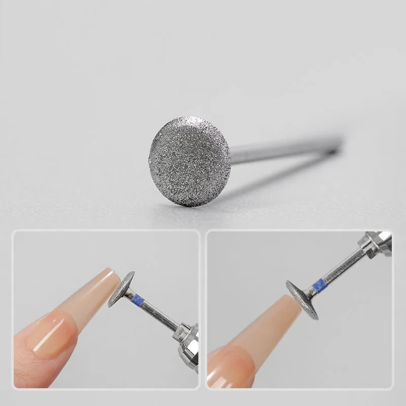 Nail Polishing Removal Head Disc Grinding Burr T Mills Grinder Diamond Electric Nail Drill Bit Cuticle Cutter Nail Art Tools