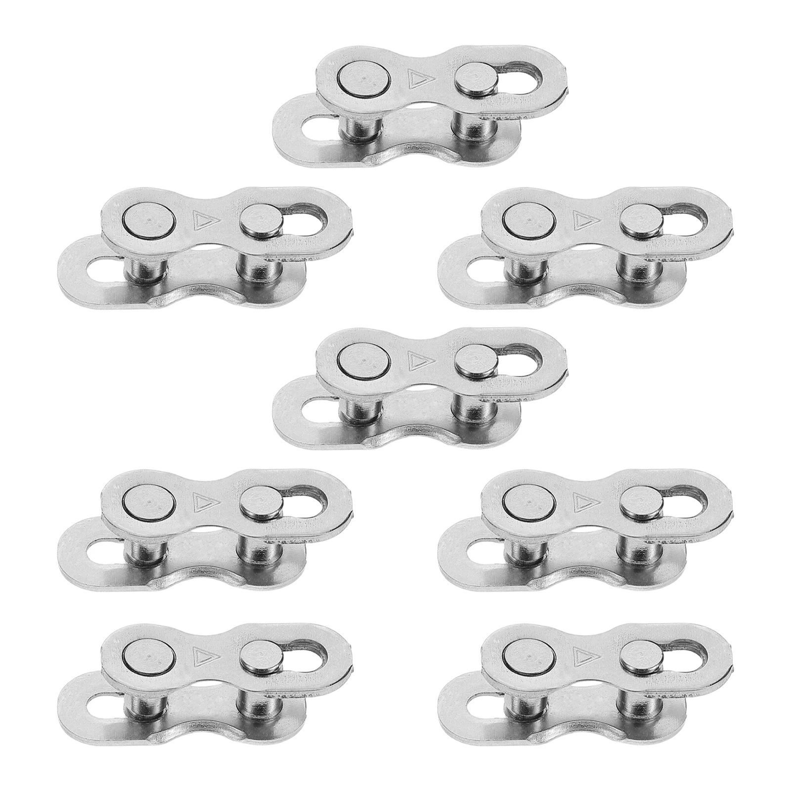 

8 Pairs Chain Quick Release Buckle Bag Chain Link Clip Buckles Steel Single Road Bike Link Connector Repair Parts