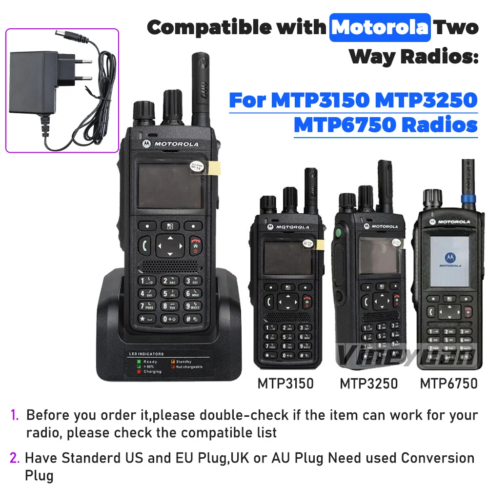 Nntn8234a carregador de bateria inteligente base doca carregador de parede para motorola mtp3100 mtp3150 mtp3250 rádio desktop carregador