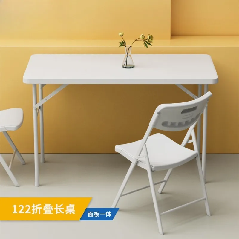 Simple Portable Plastic Height Adjustable One-piece Molded Table for Outdoor Stall Home Training