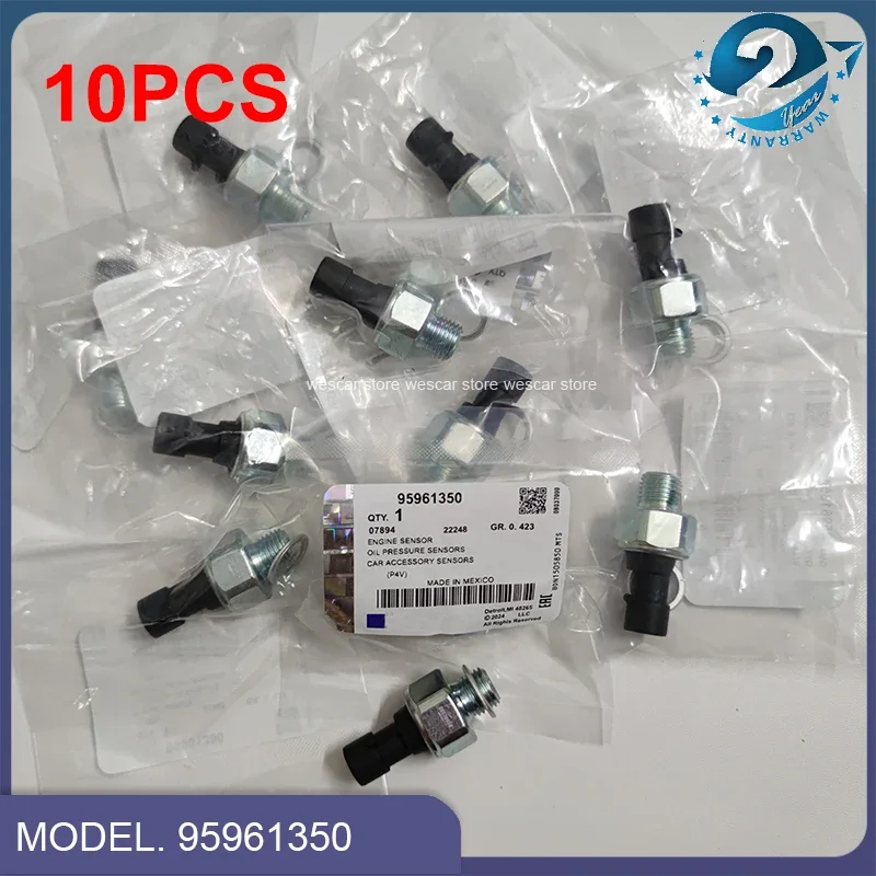 10PCS Oil Pressure Sensor Switch OEM 95961350 For Chevrolet Cruze Captiva Lacetti Daewoo Lanos Kalos Nubira Opel Excelle1.8L