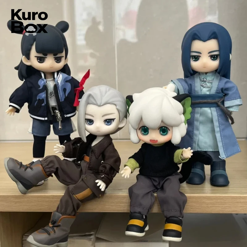 

The Legend of Hei 2 Blind Box Figure 1/12 Scale Xiaohei Articulated BJD Doll Movie Collectible Desktop Decoration Toy Gift