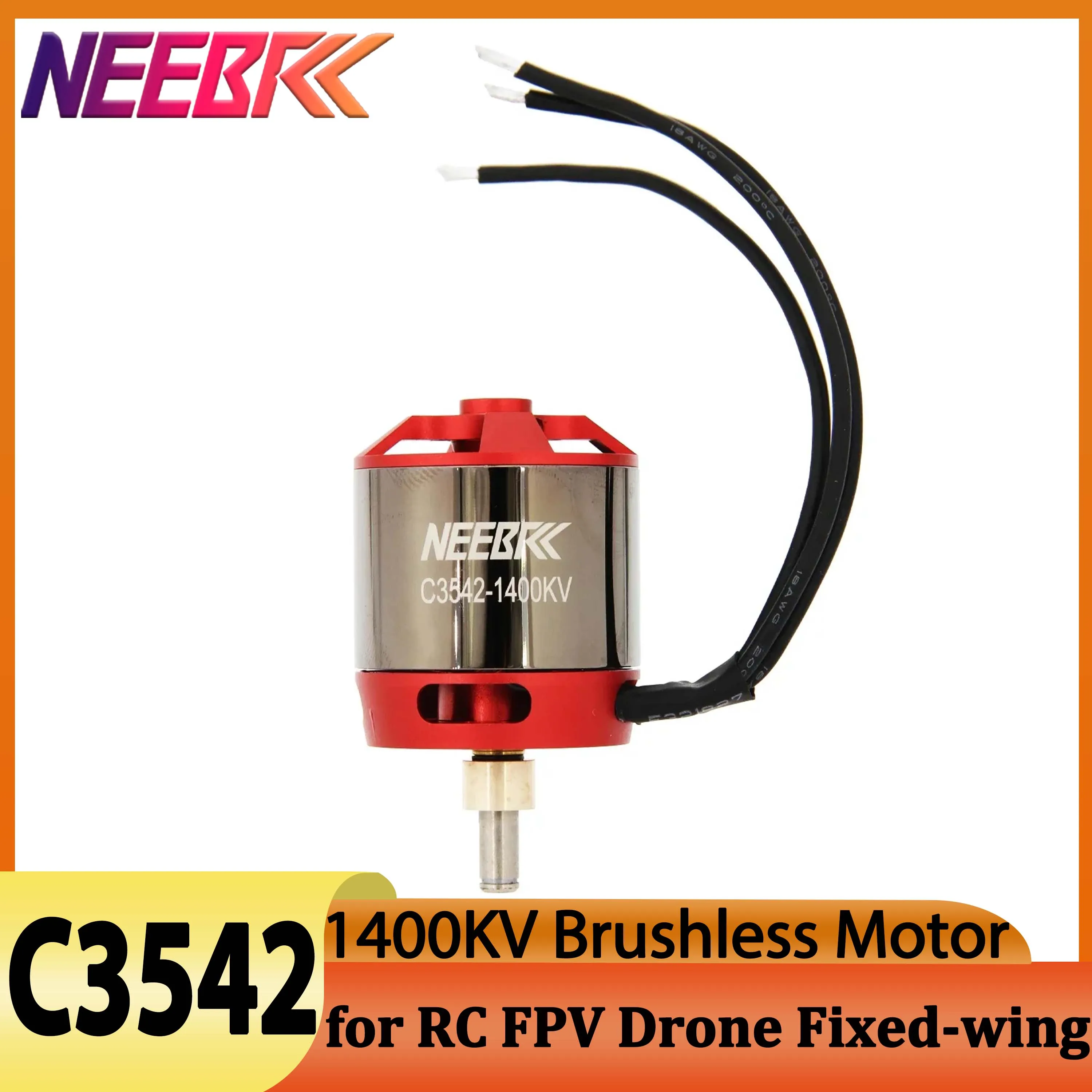 1/2/4PCS 3542 920KV 1400KV Outrunner Bürstenlosen Motor 2-4S für RC FPV Drone Starrflügel segelflugzeug Flugzeug Warbird Quadcopter Liftoff