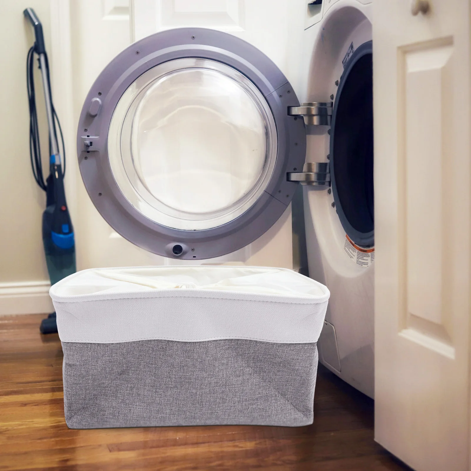 

Foldable Storage Basket With Handles Large Capacity Home Clothes Organizer For Laundry Dirty Clothing Baby Multifunctional