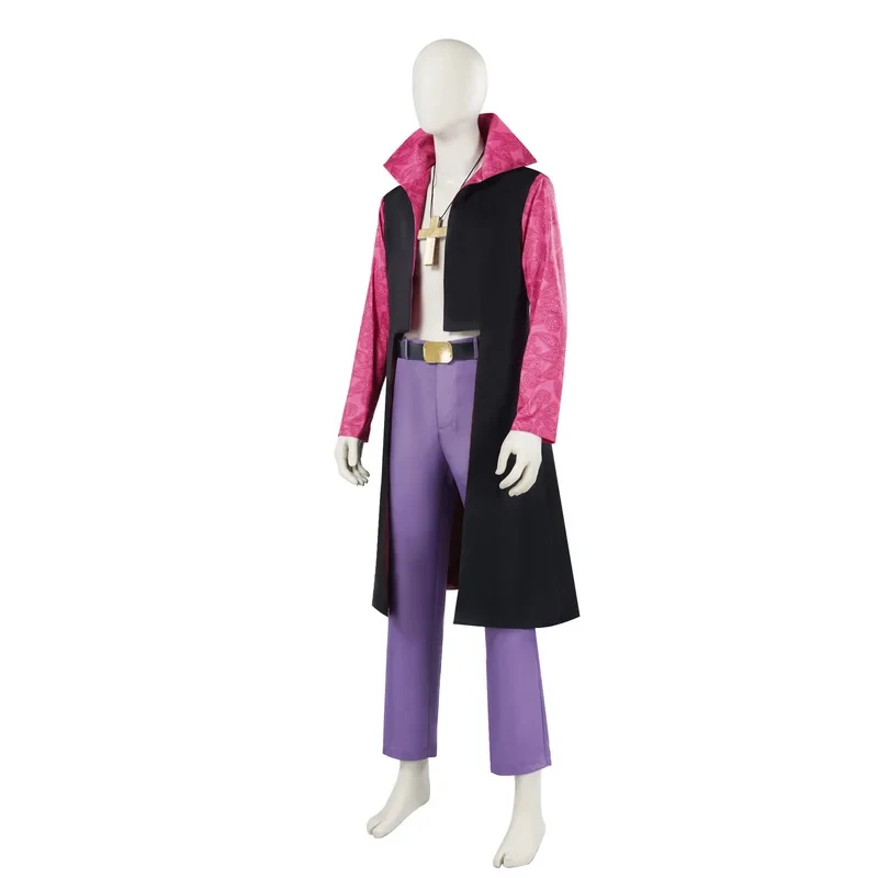 

3'x,4'f\6/Dracule Mihawk Cosplay Costumes Uniform One Anime Piece Role Play Outfit Halloween Carnival Dressing For Menf;5,b'7\k.