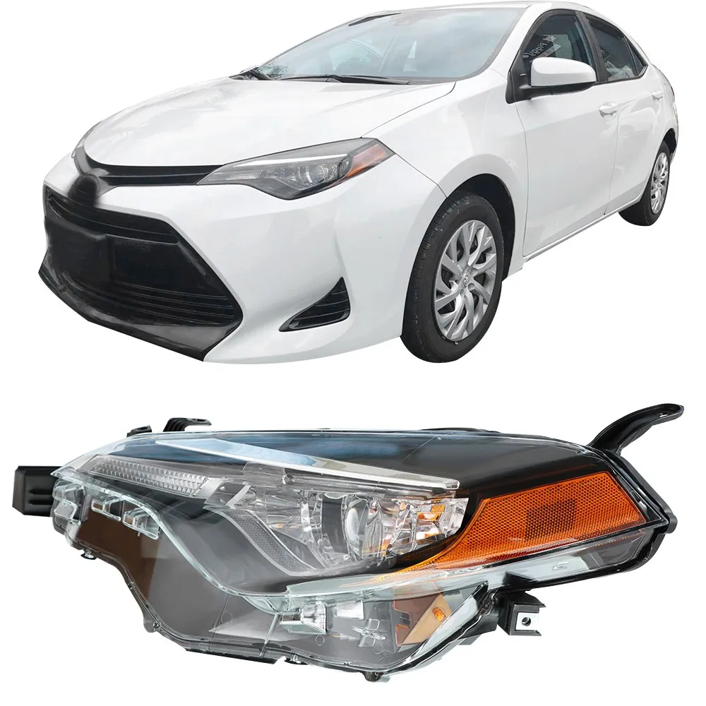 

For Toyota Corolla L Le Eco 2017-2019 LED Headlight Assembly Driver Left Side