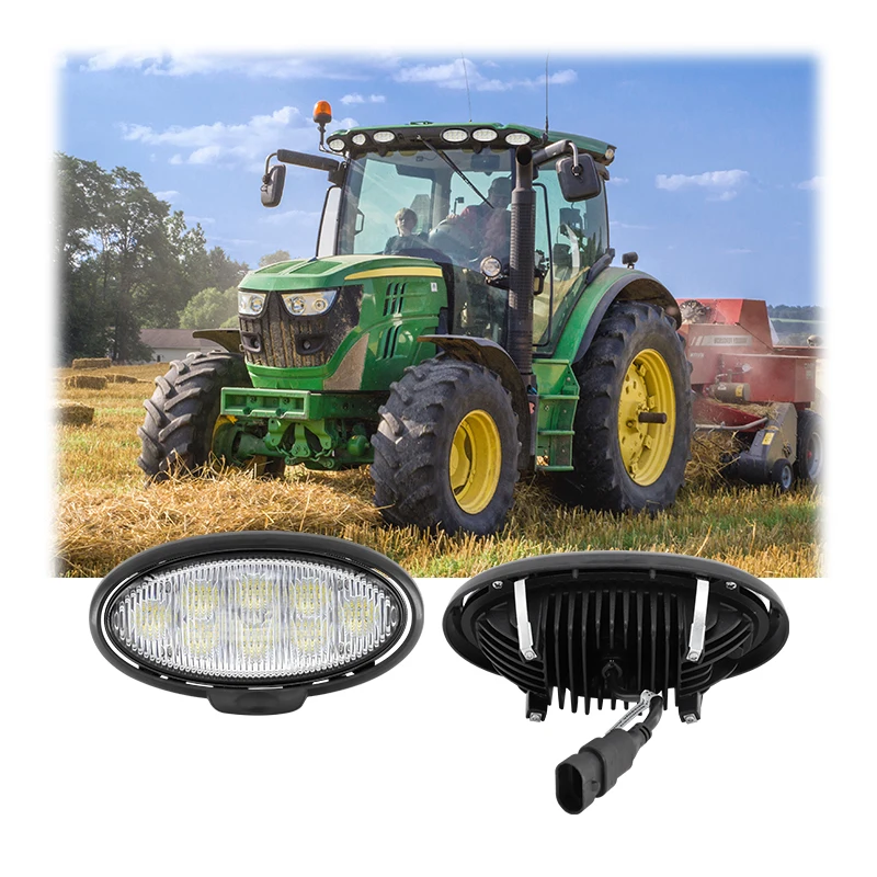 

ECE R10 Wide Flood Beam Tractor Work Lamp Agriculture 40W LED Work Light for John Dee-re C-A-S-E