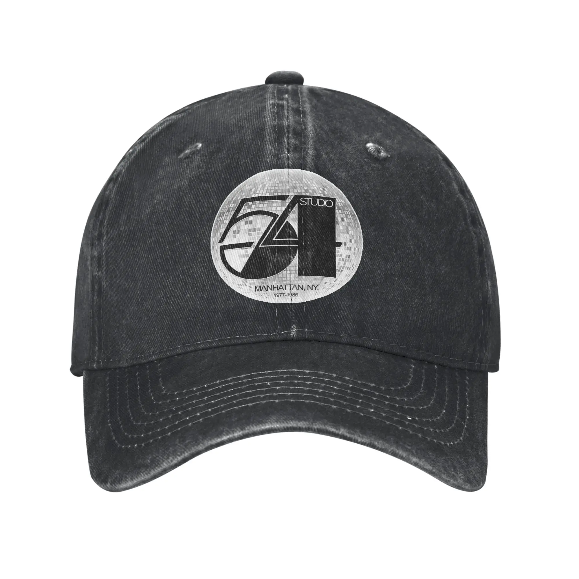 Studio 54 - Disco Ball - Side Fashion Baseball Cap  Sport Sun Visor Ladies  Amusement Park Sun Visor Ladies