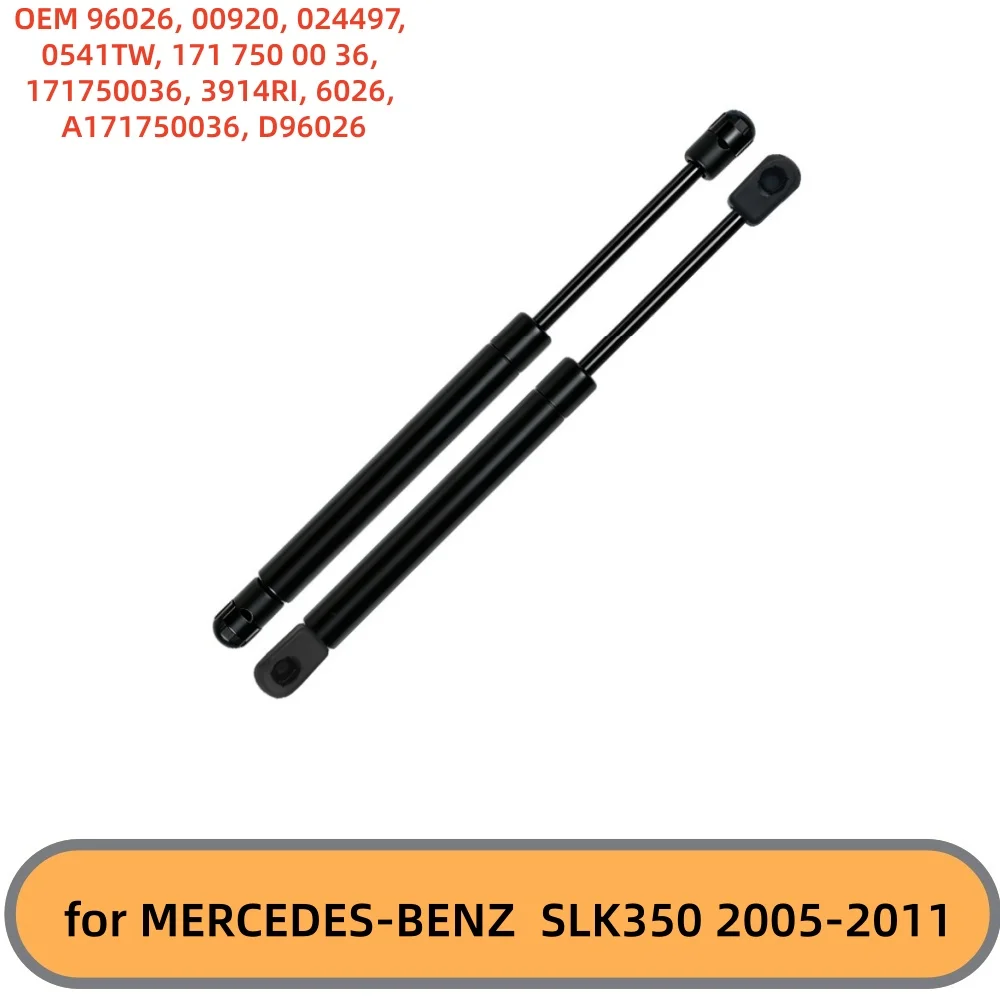 2x Tailgate Gas Struts for Mercedes-Benz SLK350 R171 2005-2011 SLK200 SLK280 SLK300 SLK55 AMG Rear Boot Lift Supports 1717500036