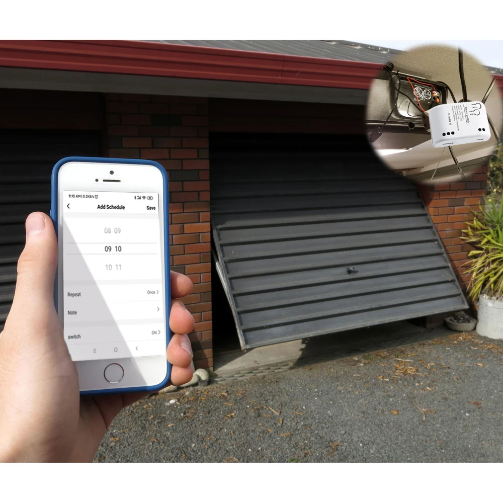 Tuya Đa Năng Nhà Để Xe Từ Xa RF433 Nhà Để Xe Mở Cửa Mini Thông Minh Phát Wifi Cuộc Sống Thông Minh Ứng Dụng Điều Khiển Giọng Nói Cho Alexa Google nhà