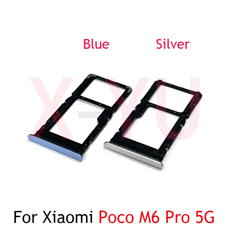 For Xiaomi POCO M5 M5S SIM Card Tray Slot Holder Adapter Socket Single Dual Reader Socket