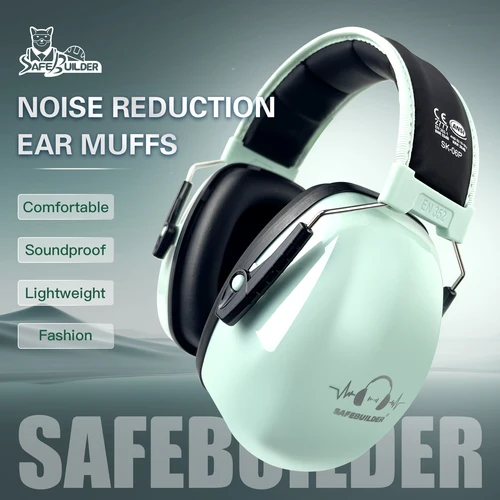 Imagen 2 del producto Orejeras ajustables Reducción de ruido NRR 28dB Protección auditiva para trabajar Corte SK-06P Protección auditiva