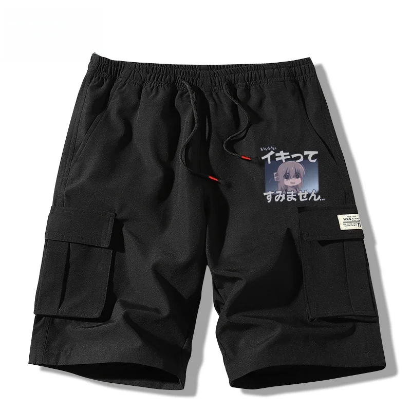 

Lonely Ro Anime Collaborative Workwear orts Five Parts Casual Loose Waist Faionable Summer Youth Active Sle Polyester...