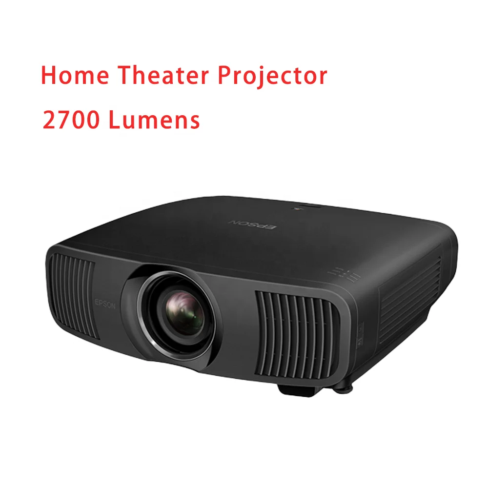 جهاز عرض مسرح منزلي احترافي محمول مع تقنية عرض 3LCD 2700 لومن 4K عدسة ليزر DLP ميزات ثلاثية الأبعاد للإعلان