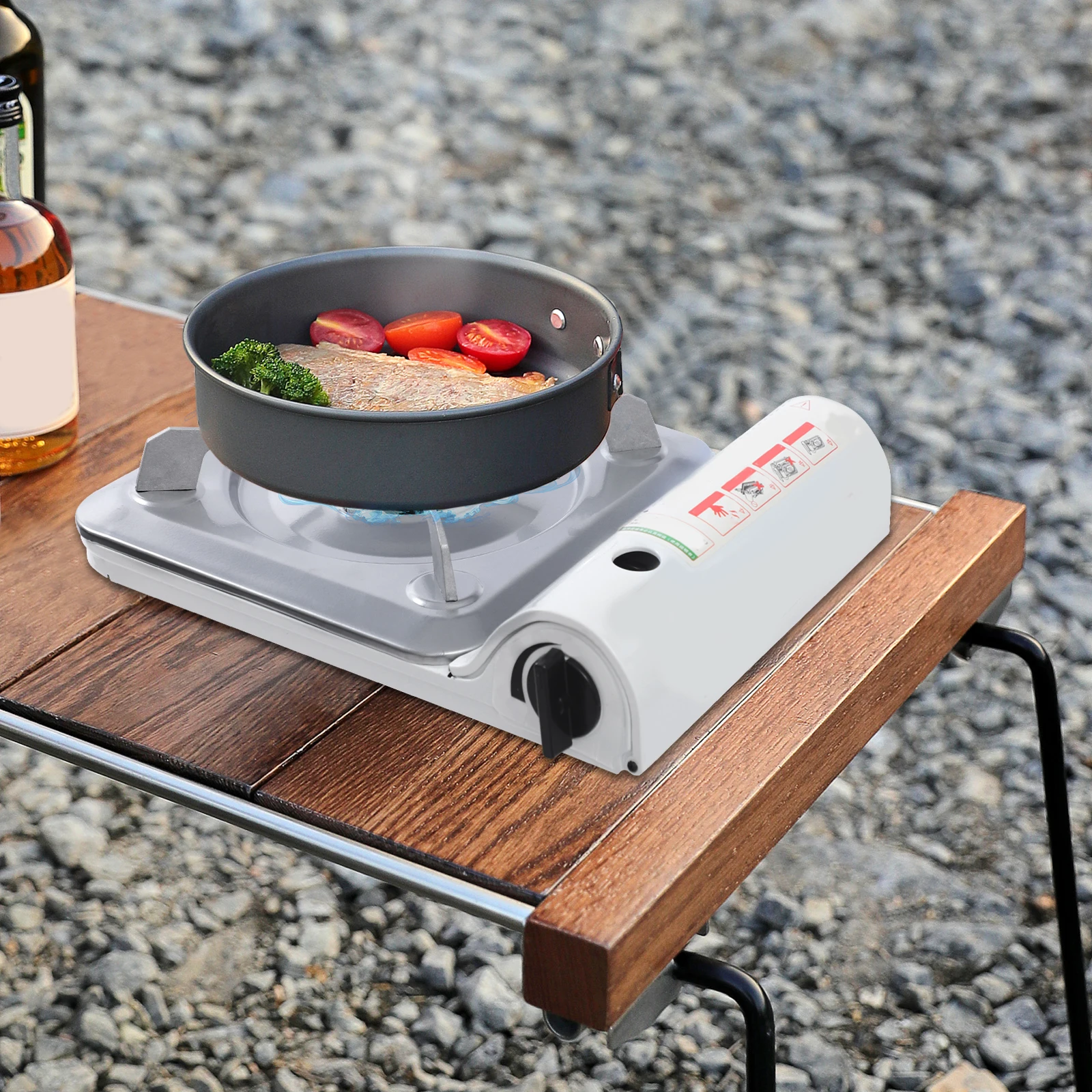 3500W BBQ-Grill Butan-Campingkocher, Tragbarer Campingkocher, Geeignet für Grillabende, Partys, Terrassen – Detail 1
