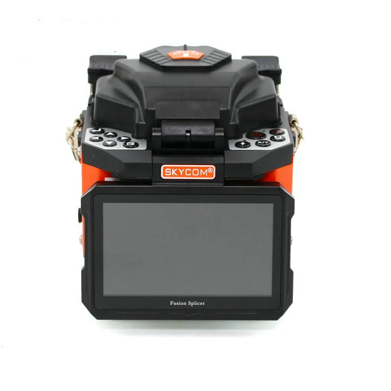 SKYCOM T-307H Fusion Splicer, 6s Fast Splicing, 15s Heating, 520X Magnification, 4-in-1 Clamp, for SM/MM/Butterfly Cable